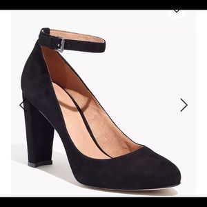 MADEWELL CRESCENT HEEL PUMPS BLACK 7.5